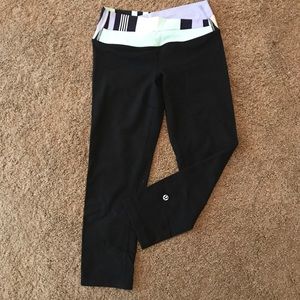 Lululemon wonder under legging crops